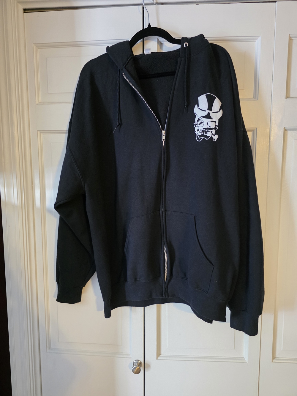 Lovedraft's Brewing Octopus Zip-Up Hoodie 3XL Black Fleece Graphic Sweatshirt - Picture 2 of 3